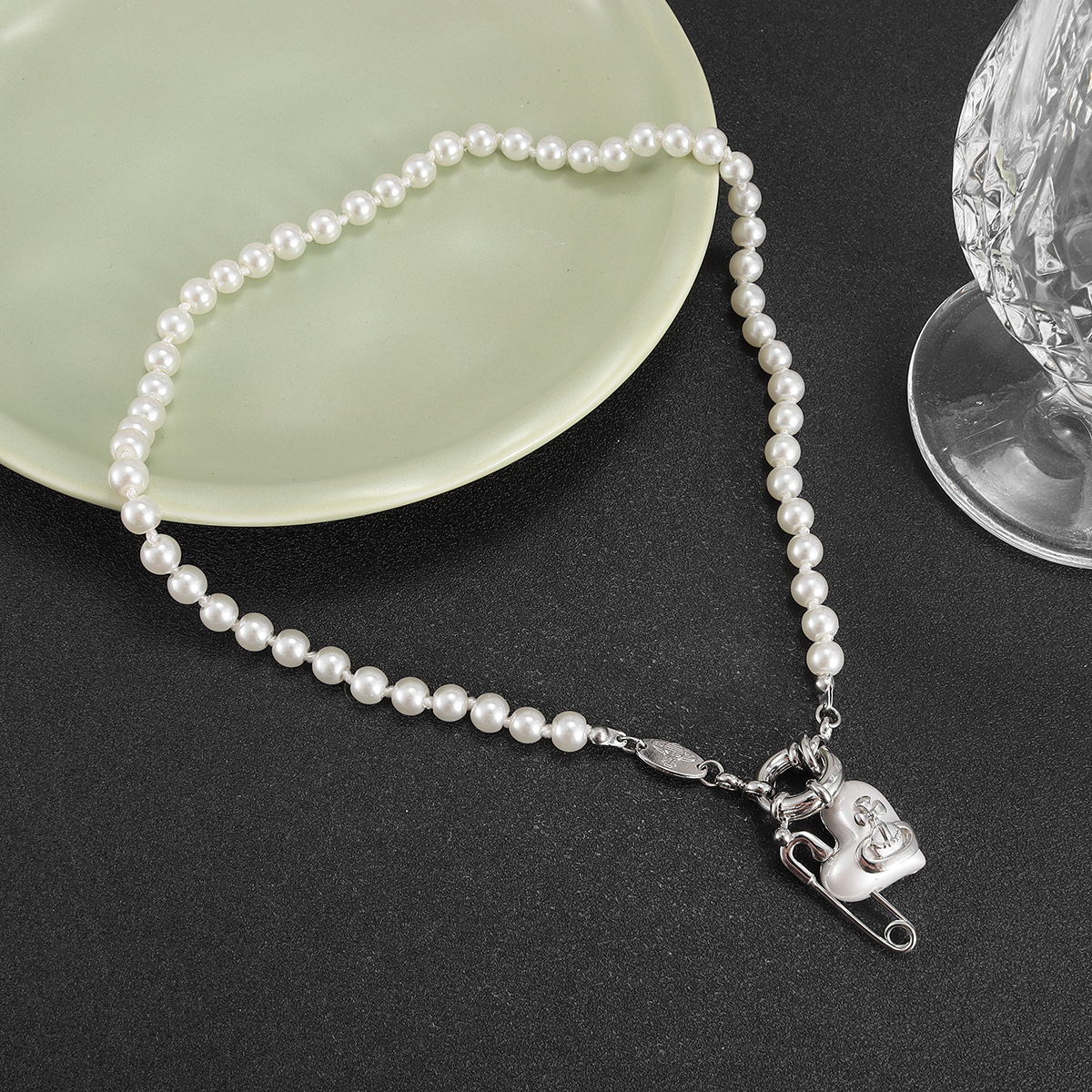 Imperatrice vedova Xi, spilla di perle, collana dell'amore, ciondolo di Saturno, lusso leggero, piccolo popolare, di alta qualità, dolce e fresco_voghion.com