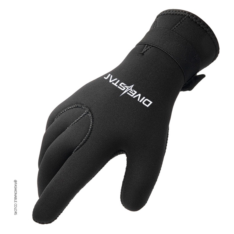 Qianxing 3mm Diving Gloves Outdoor Surfing Deep Snorkeling Fishing Anti-Cut Winter Swimming Warm Wear-Resistant Non-Slip Material Equipment