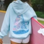 热销跨境新款女士连帽衫