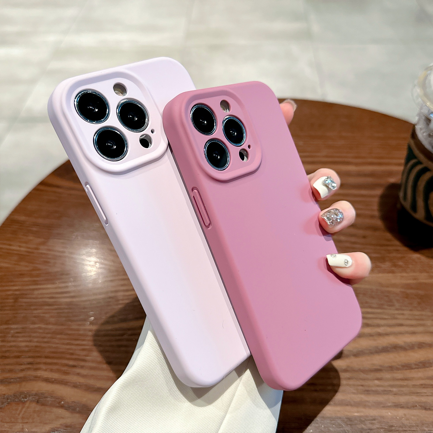 Suitable for iPhone 14 PRO real liquid silicone phone case, Apple 15 magnetic magsafe full package, 13 protective case_voghion.com