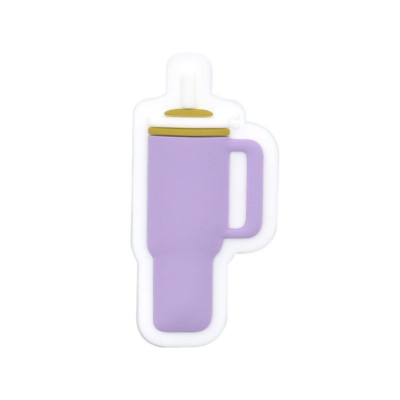 15g Weight Bag Hardware Bag Accessories Type 1 Piece Quantity Holiday, Daily Occasion PVC Material Lips, Cup, Flower Pattern Cartoon Style Style 1 Piece PVC Lips Cup Flower Bag Hardware 7