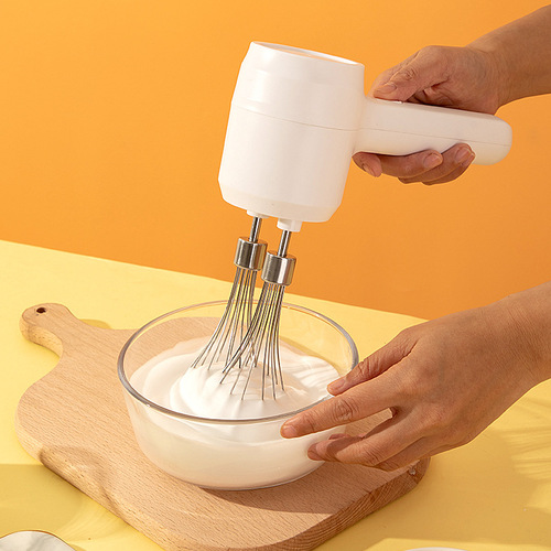Wireless egg beater electric household handheld small cream mixer high power cake baking tool cross-border