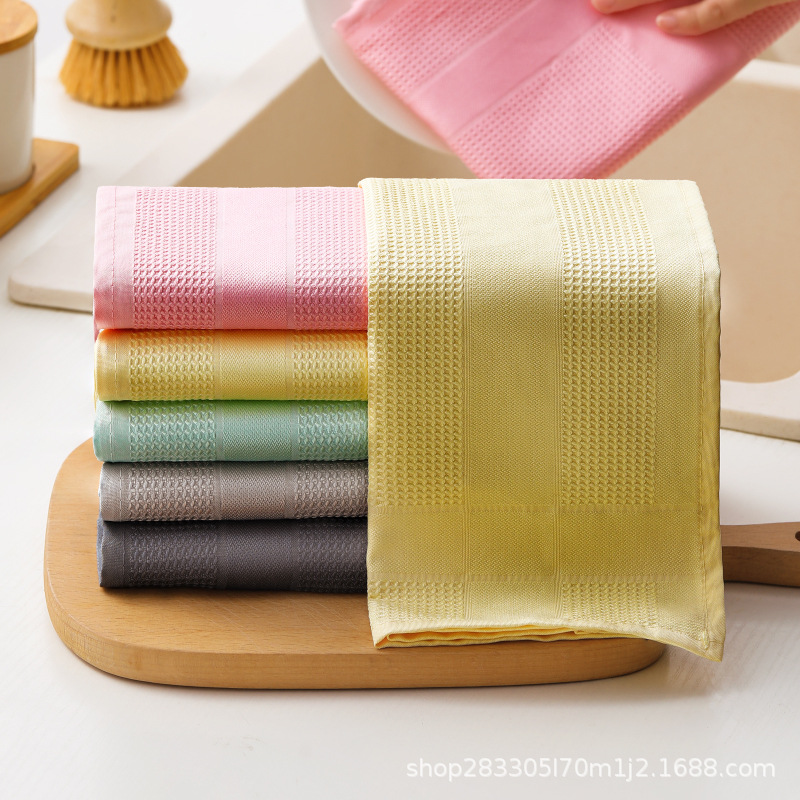 Espejo de vidrio grande sin marcas de agua sin absorción de agua sin cabello de cocina limpia fábrica de toallas al por mayor