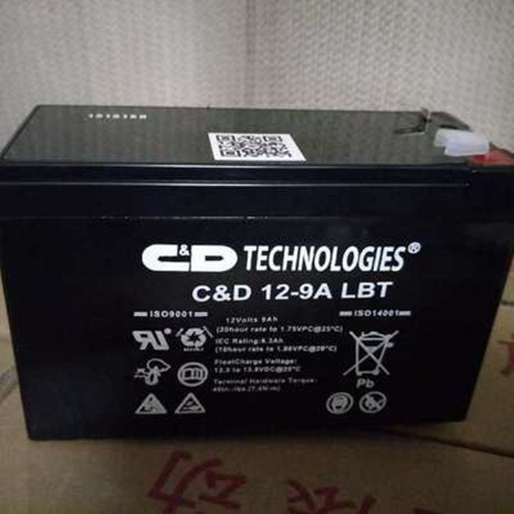 西恩迪C&D12-9A LBT大力神蓄电池 12V9AH 机房电柜防火卷帘蓄电池