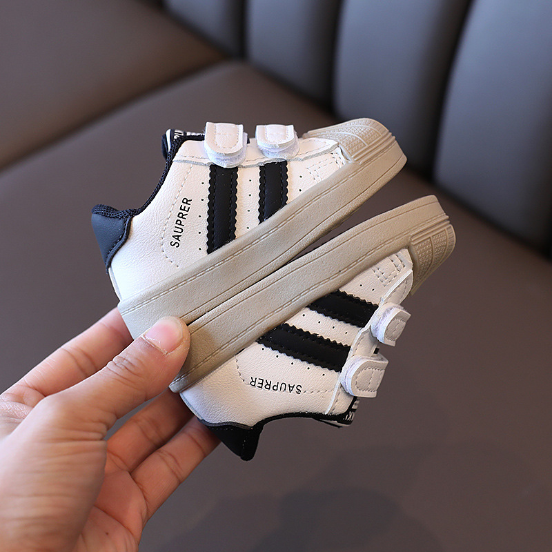 Pantofi sport pentru copii, primăvara și toamna 2024, la modă nouă, cu cap de coajă, pentru bebeluși, pentru băieți și fete, sporturi de alergare_voghion.com