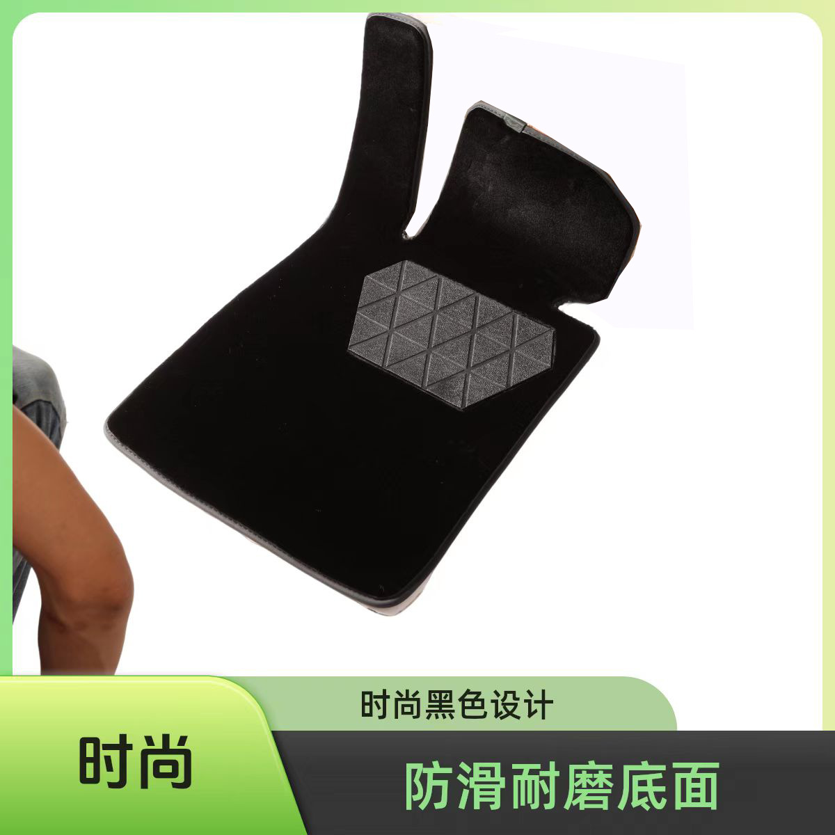 Universal Universal Car Floor Mats DIY Cuttable Comfortable Thickened Anti-fouling (Car Carpet) - black