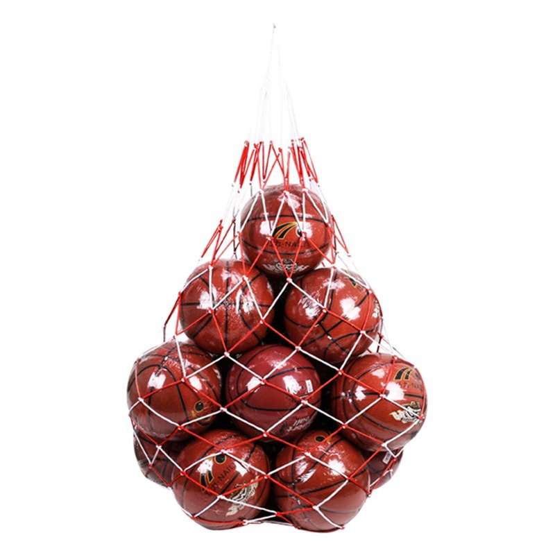 Wholesale large-capacity bold ball pocket strong and durable basketball net pocket outdoor activities football storage bag 10 balls