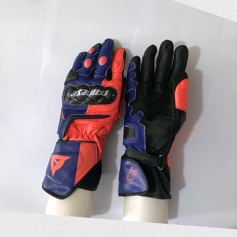 Motocicleta larga montar carreras off-road guantes antideslizantes deportes al aire libre fábrica montar