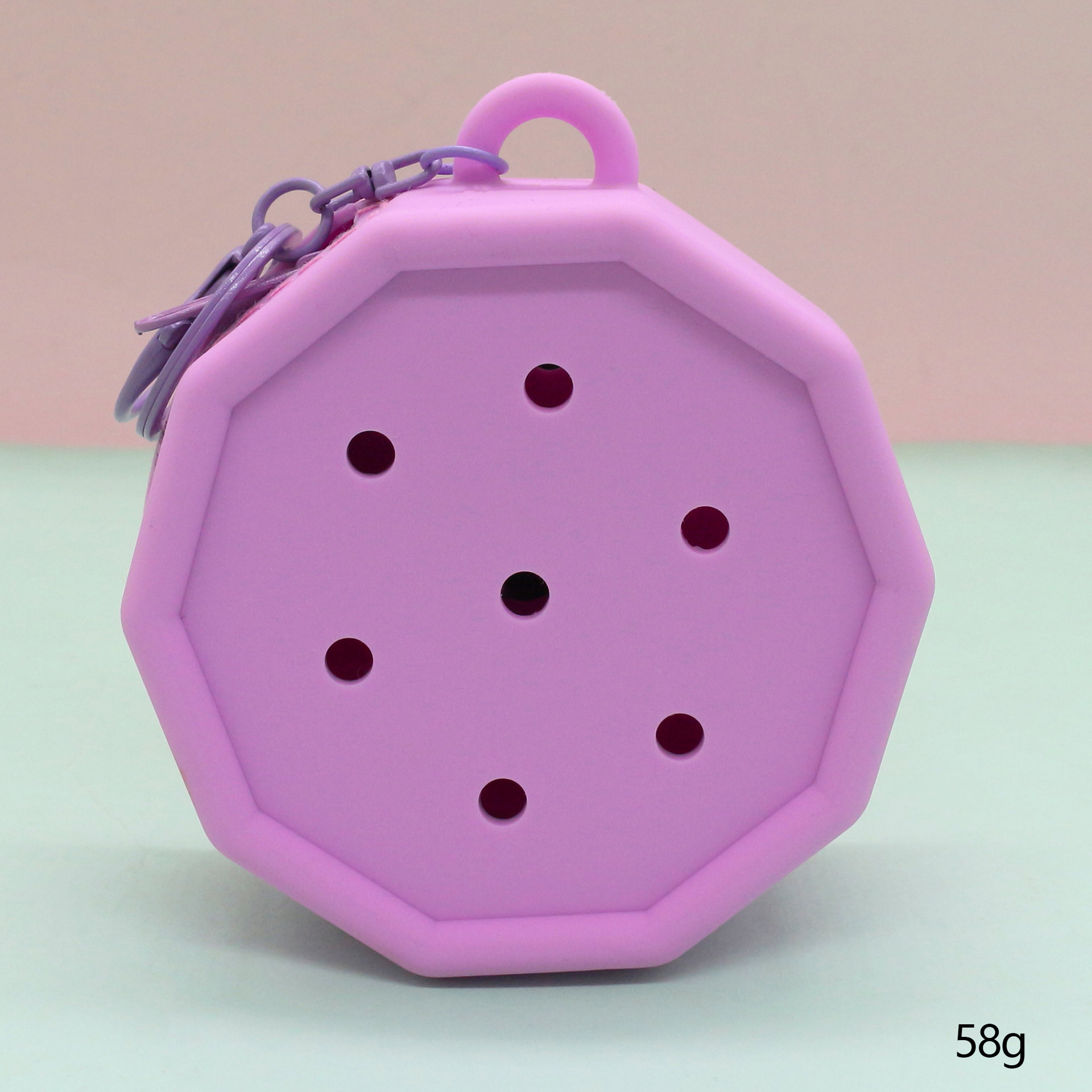 Inventario de dibujos animados de silicona agujero bolsa mini bolso diy bolsa de almacenamiento bolso auriculares llavero colgante regalo