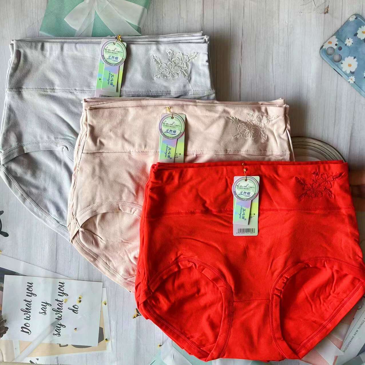 Белье, comfortable пояс, высокая талия, хлопок кручёный, оптовая продажа