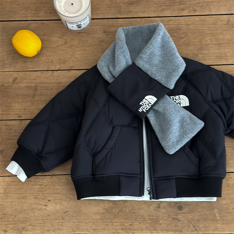 儿童棉服外套2025秋冬儿童棉服男童夹棉潮牌外套宝宝洋气保暖棉服|undefined