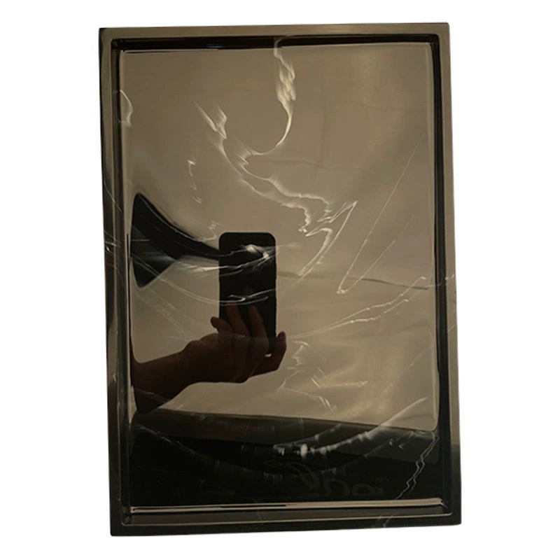 Керамическая имитация гранитной пластины в скандинавском стиле Мраморный лоток креативная пластина для хранения смолы отель черная