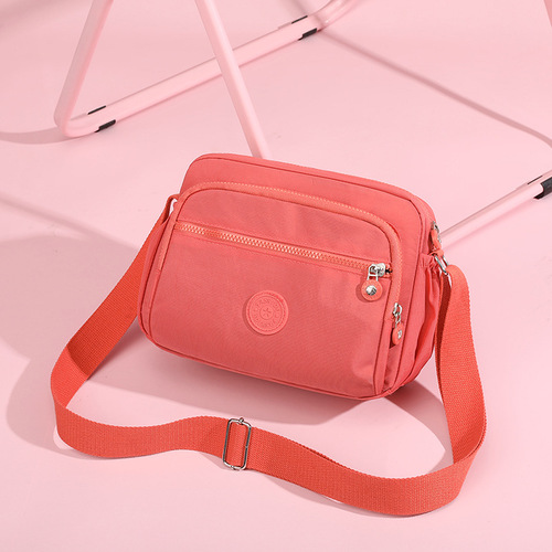 New Spring and Autumn Fashionable Nylon Cloth Shoulder Crossbody Casual Women's Bag Niche High-Looking Expanded Portable Bag