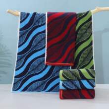 抖音代发纯棉抗菌水波纹毛巾加厚吸水不易掉毛民族风柔软家用毛巾