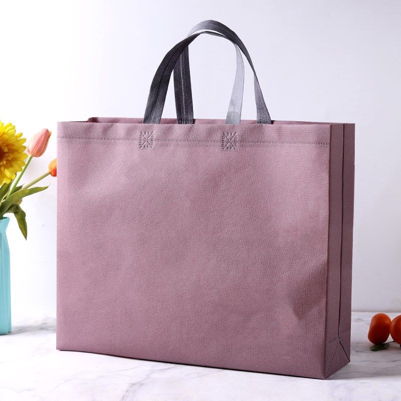 Non-Woven Fabric Tote Bags for Clothing Stores, Trendy Shopping Packaging Bags, Eco-Friendly Bags for Girls' Clothing, Customizable with Logo
