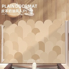 地墊入戶門墊高級感奶油風進門口免打理耐髒免洗pvc玄關墊可裁剪