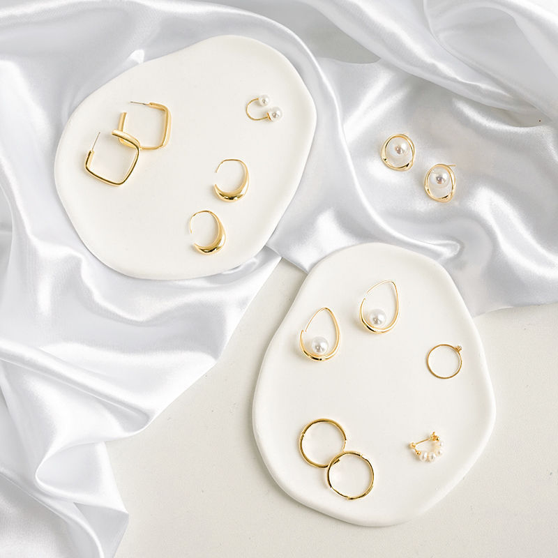 Jewelry Tray Plaster Photo Ornaments Ins Style Posing Props Cloud Jewelry Manicure Necklace Storage Display Stand