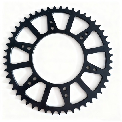 Zzht Off-Road Motorcycle 51t Aluminum Alloy Chainring Sprocket Cnc51T/52T Chainwheel Black