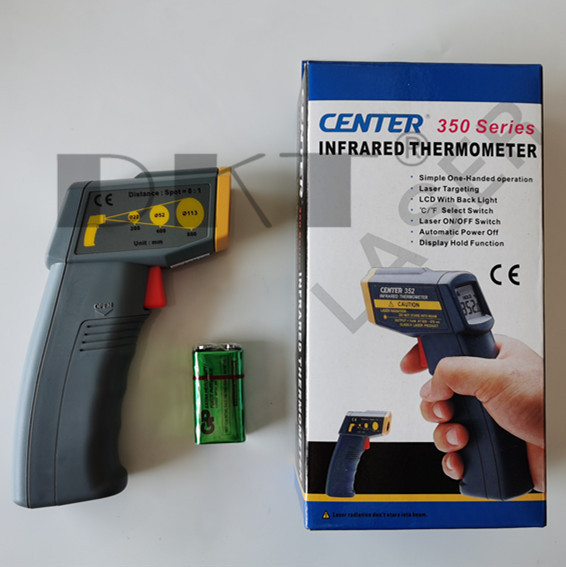 台湾群特350测温仪 工业测温枪 手持红外线测温仪 表面温度温度枪