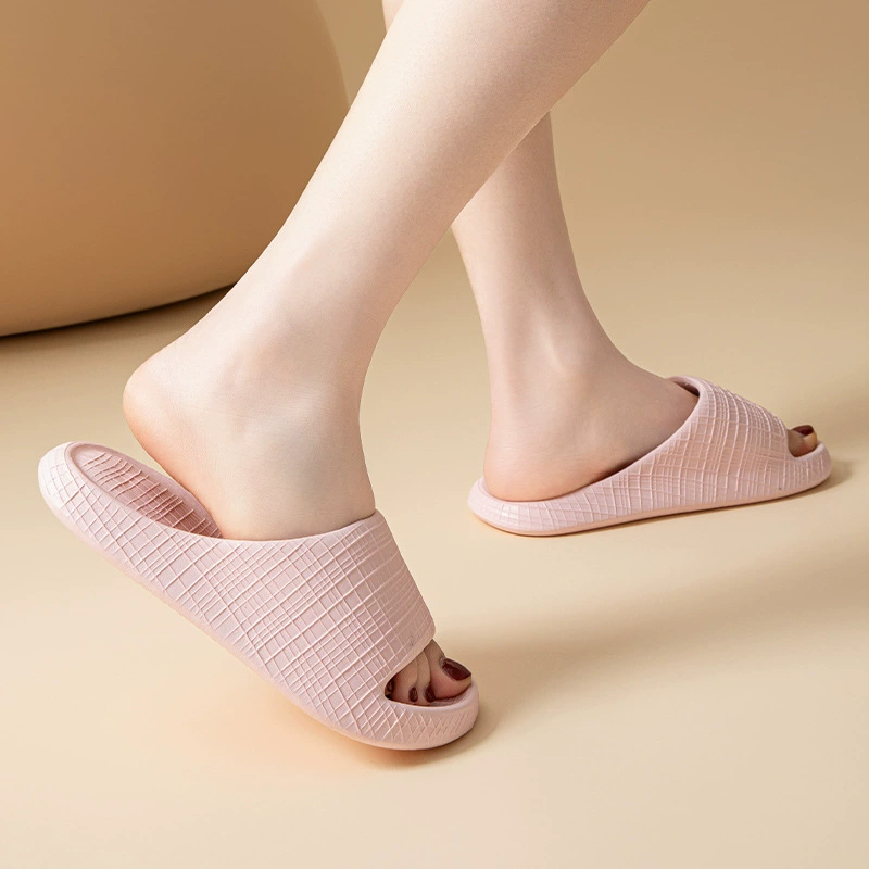 Псетка в полоску 2024 холодные тапочки нескользящие и бесшумные в ванной