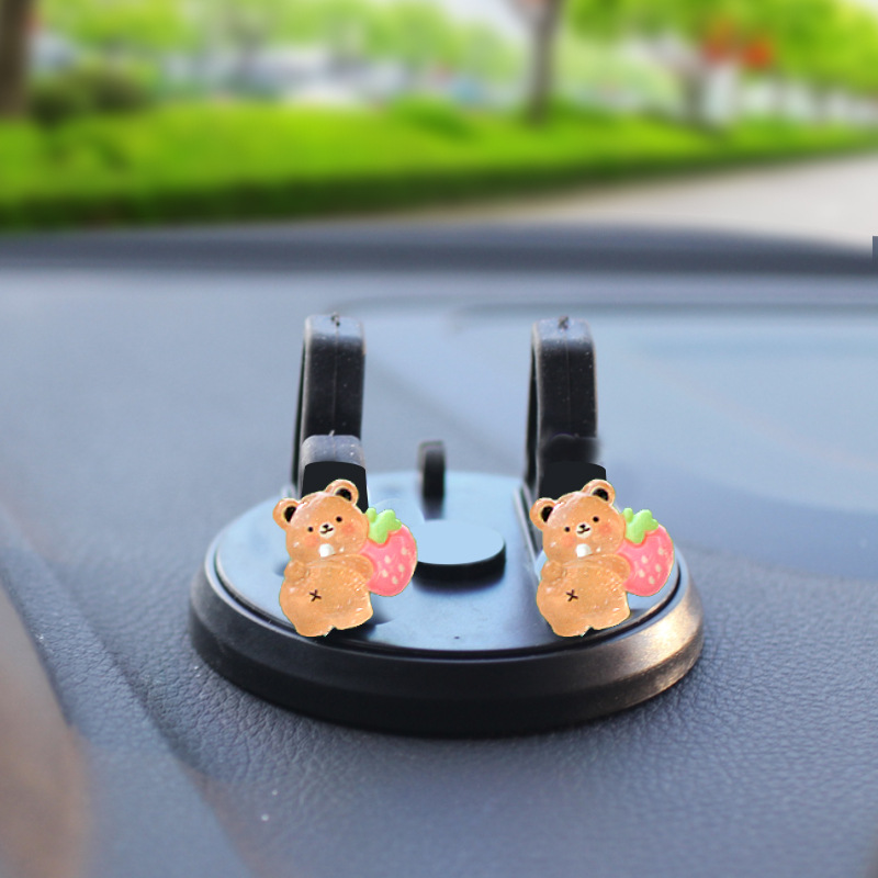 Salida de aire para automóvil Oso brillante, aromaterapia creativa, perfume para automóvil, adornos de dibujos animados, suministros de decoración, suministros para automóvil