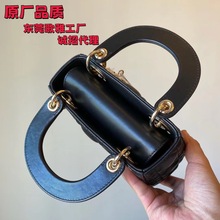 高版本D家三格三格四格戴妃包手提包小方包单肩斜挎包女一件代发