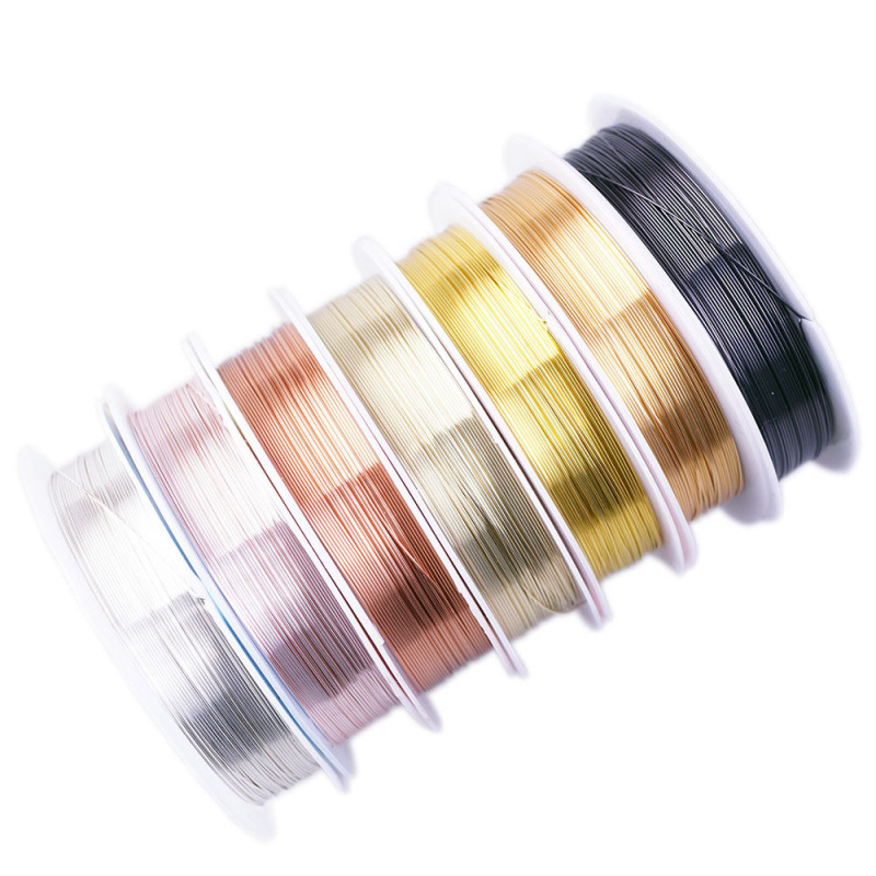 Special Color-Preserving Copper Wire for Winding Jewelry, Does Not Fade or Oxidize. Copper Wire Can Be Ordered by Amazon Customers with Length Labels