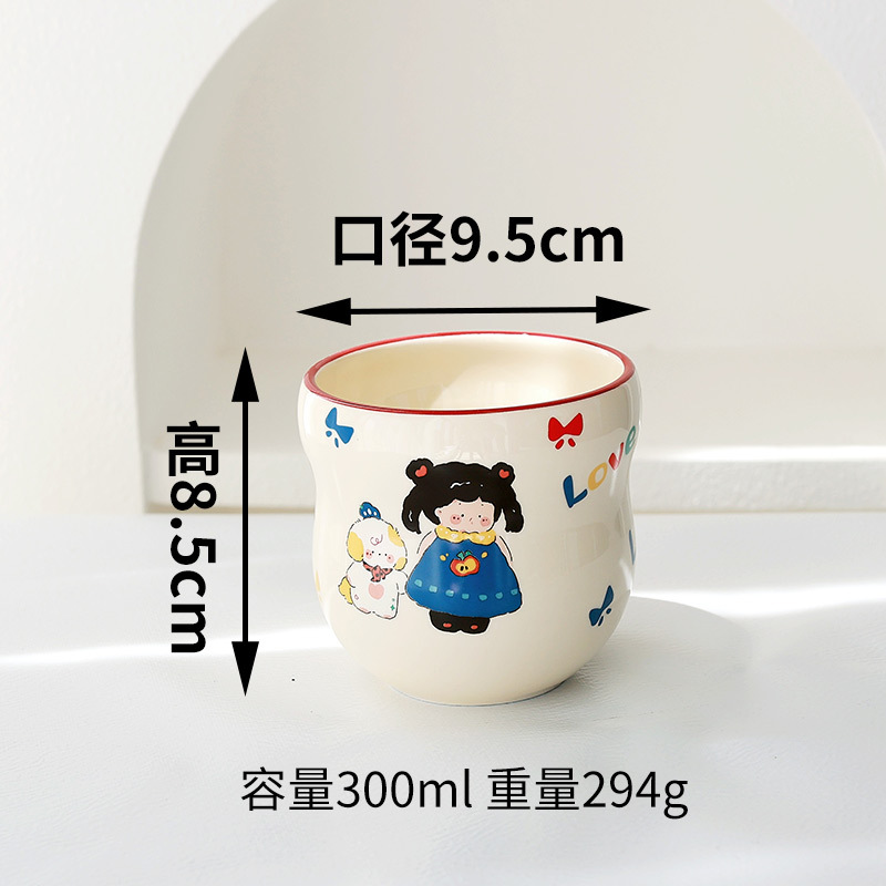 Los nuevos platos de cerámica japoneses diarios para niñas y cachorros de Shane