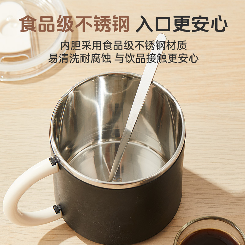 ステンレスマグカップ二重断熱高颜値泡茶保温カップオフィスコーヒーカップカップカップカップカップ|undefined