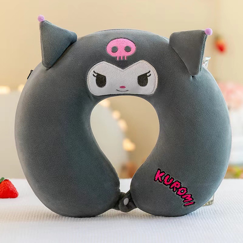 Almohada de Cuello en Forma de U de Espuma Viscoelástica para Viajes y Oficina image 26