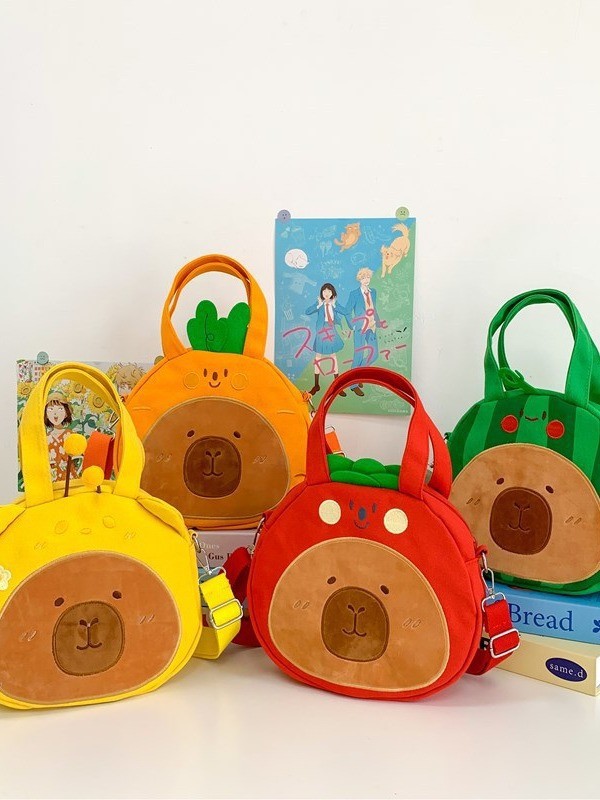 Mochila de Pikabala, bolso de felpa, monedero de regalo para niños, lindo capibara, mochila de dibujos animados de moda