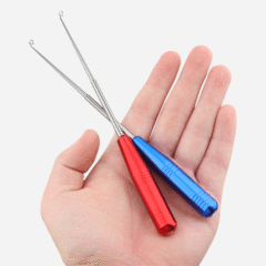 盲捅取鈎器深喉不鏽鋼脫鈎器摘鈎器取魚器多功能取勾器釣魚退鈎器