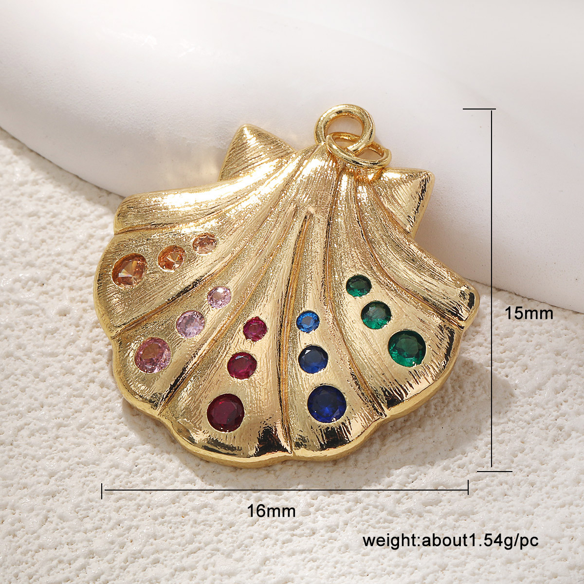 2g Weight Pendant Jewelry Making Type DIY Jewelry Accessories Classification 1 Piece Quantity Copper Material Starfish, Conch, Dolphin, Hippocampus, Fish Pattern All Seasons Season Enamel, Plating Design Cute, Marine Style Style 1 Piece Copper Starfish Conch Dolphin Pendant DIY Jewelry Accessories 35