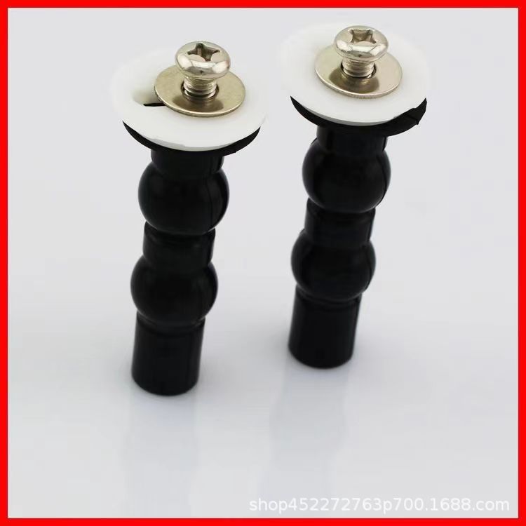 Tapa de inodoro universal tornillo fijo nuevos accesorios fijos tornillo de expansión de goma Tornillo superior de acero inoxidable 304