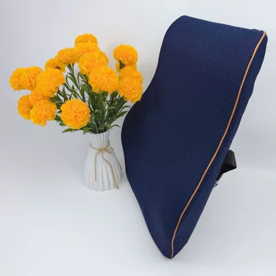 Support Car Seat Back Cushion: Waist support - standard-model-merbau-navy-blue-single-strap-high-waist-45x38x10cm