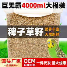 鹦鹉天然稗子草籽零食补充微量元素高蛋白玄凤虎皮牡丹鹦鹉粮食