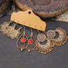 Accessory, trend retro earrings, boho style, wholesale