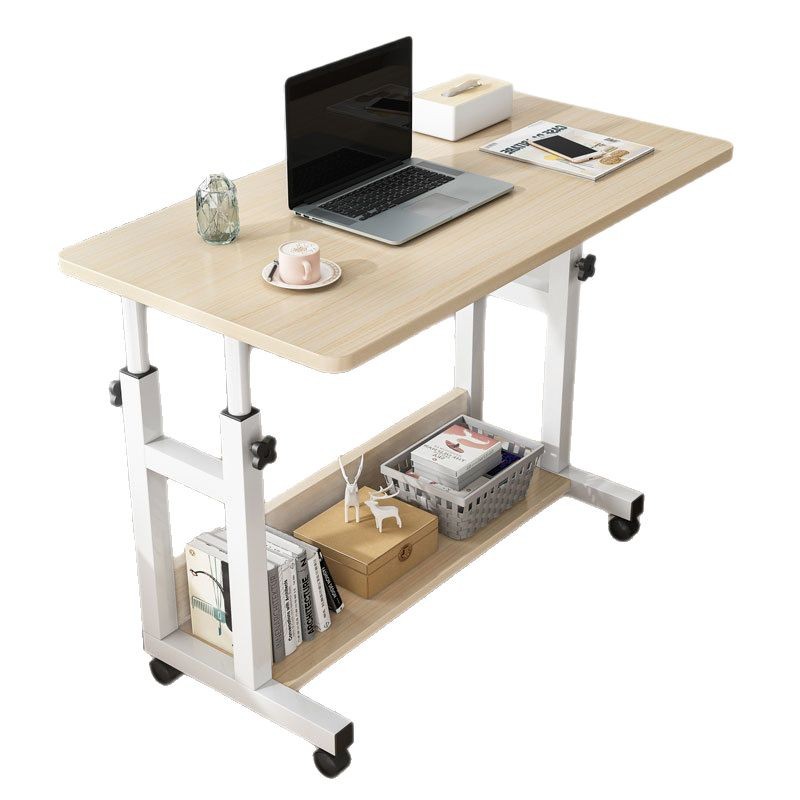 Varios estantes de cabecera multifuncionales al lado de la cama, dormitorio doméstico, mesa pequeña, mesa de computadora móvil simple, mesa elevadora