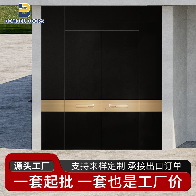 Rural Self-Built House Entry Door Stainless Steel House Door Pivot Door Classy Central Axis Rotating Pivot Entry Door