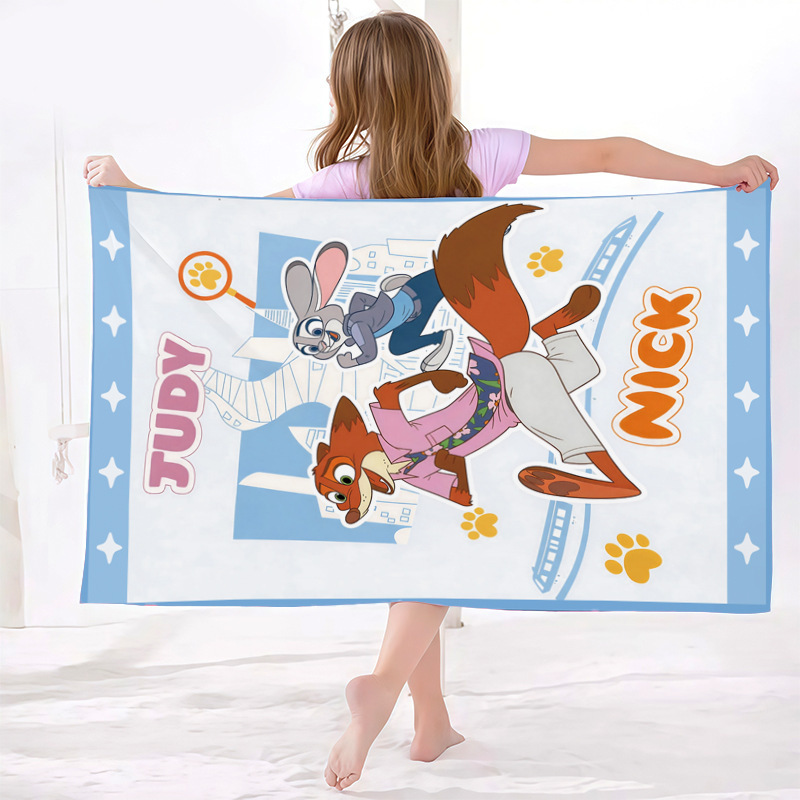 Melody children's quick-dry bath towel for swimming, absorbent towel for girls and boys, beach towel, swimming equipment, large size Melody children's quick-dry bath towel for swimming, absorbent towel for girls and boys, beach towel, swimming equipment, large size