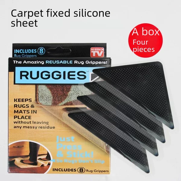 Carpet Anti-Slip Stickers Triangular Patches for Home Use Horizontal Sofa Anti-Slip Mats Floor Mats Anti-Slip Fixing Stickers Anti-Slip