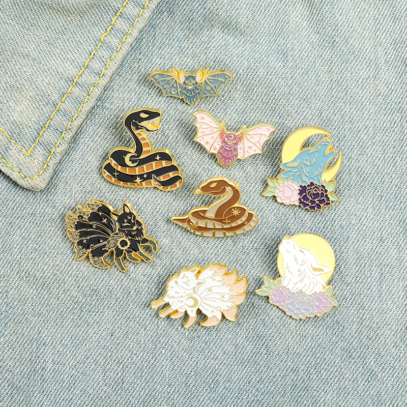 10g Weight Brooches Classification Holiday, Daily Occasion Alloy Material Animal Pattern Unisex Gender Stoving Varnish Design Simple Style Style Simple Style Pin Animal Alloy Stoving Varnish Unisex Brooches 2