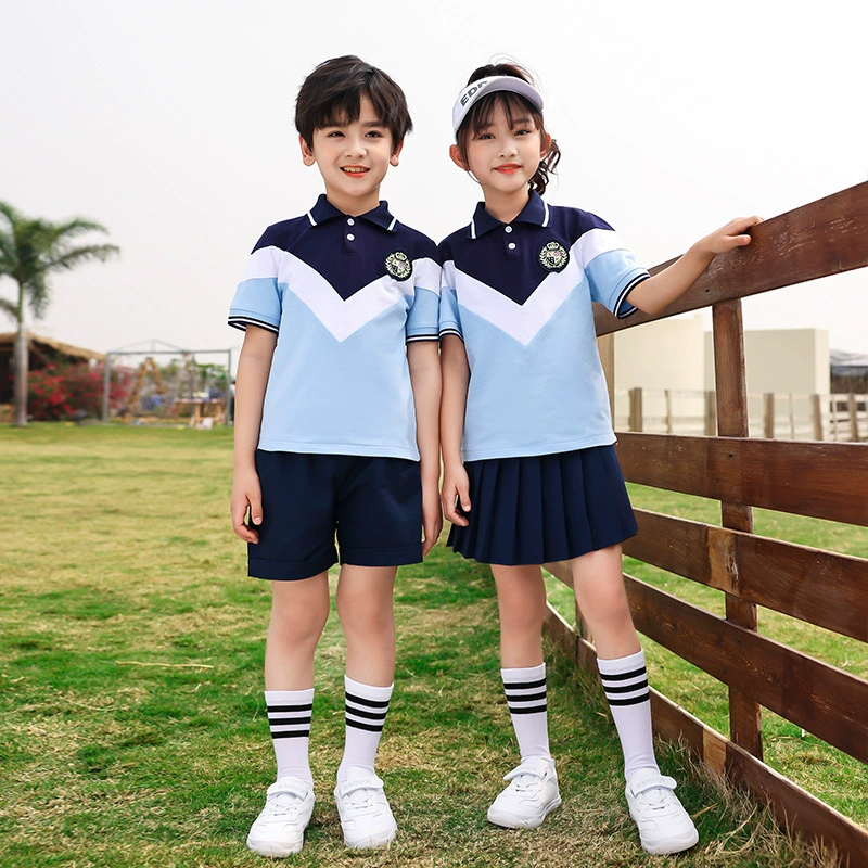 Summer children's uniform for kindergarten for elementary school students, suit