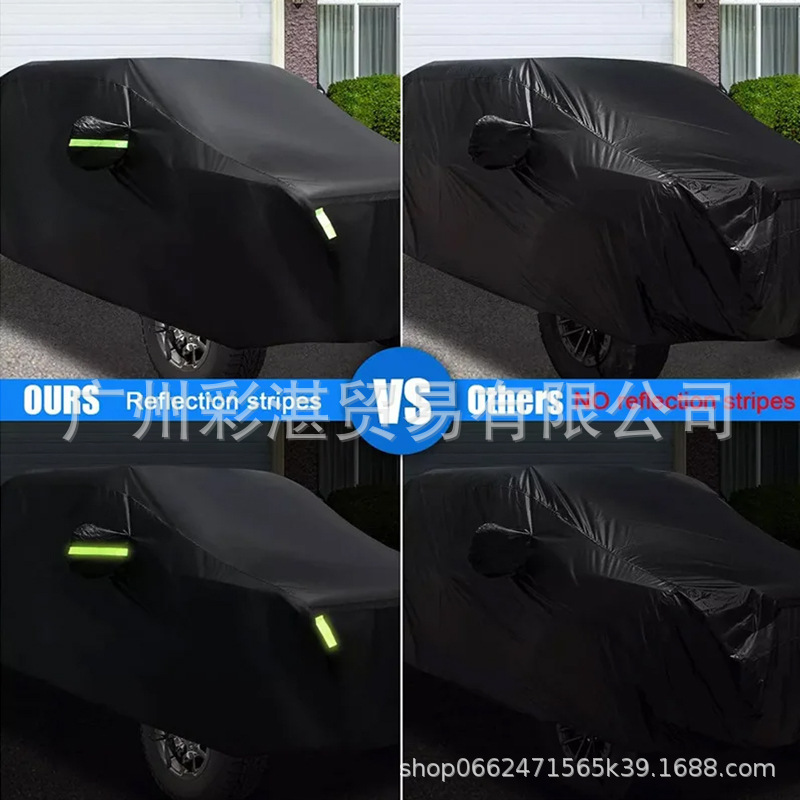 Cross-Border Waterproof, Dustproof and Snowproof Oxford Cloth Suv Sedan Pickup Car Cover Waterproof and Sunproof