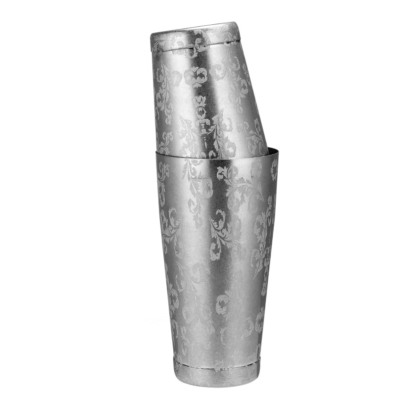 蚀刻树叶波士顿做旧