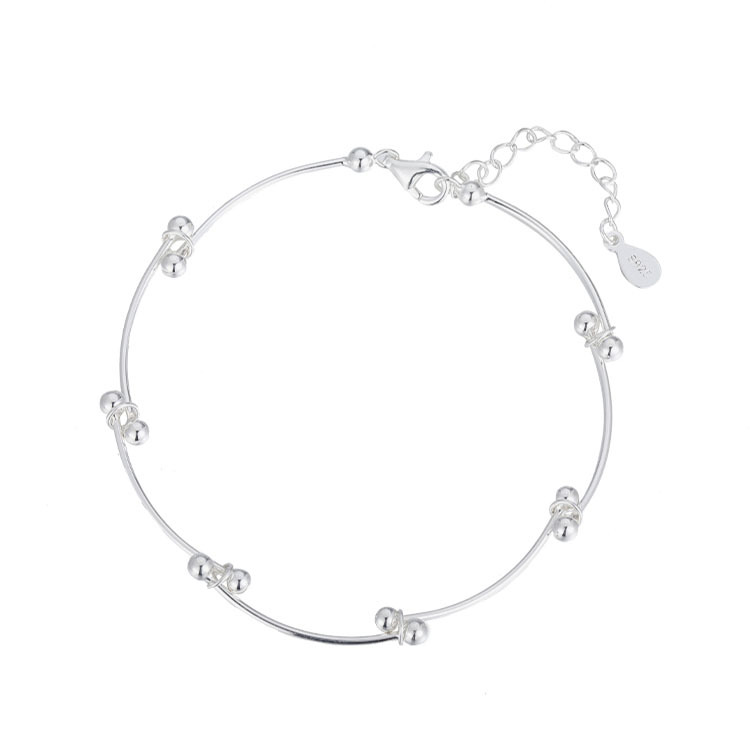 Bracciale Sunrise Bead Knot da donna, design di nicchia Ins, stile semplice e minimalista, nuovo modello 2022, gioiello dell'amicizia_voghion.com