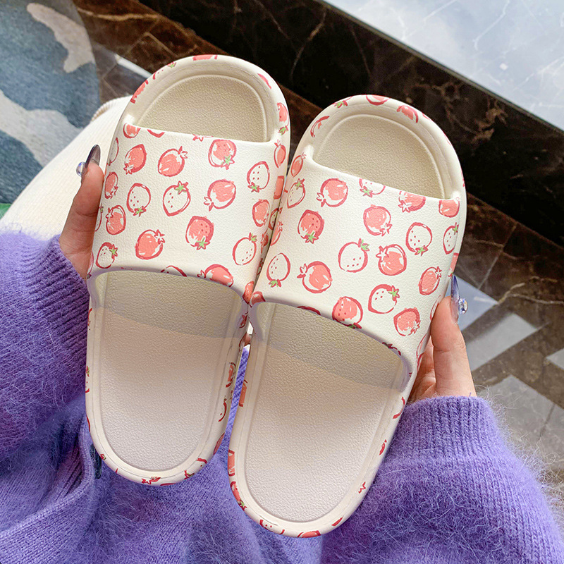 2024 New Men's and Women's Couple's Home Slippers Summer Indoor Silent Odor-proof Slide Bathroom Bath Sandals