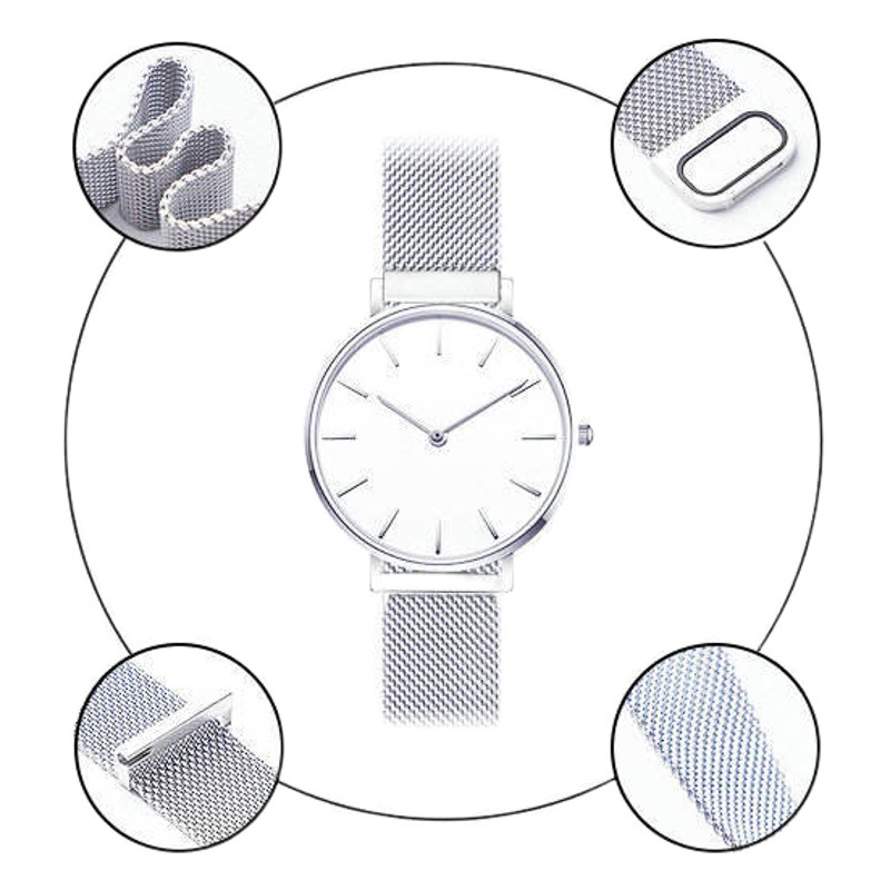Suitable for Huawei Gt4/Gt5Pro Milanese Watch Strap 18/20/22 Metal Stainless Steel Magnetic Watch Strap in Stock