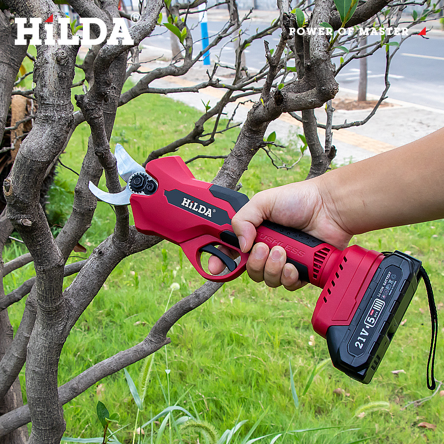 HiLDA / Hilda tijeras eléctricas de litio tijeras eléctricas tijeras eléctricas de litio tijeras eléctricas de corte de ramas gruesas tijeras eléctricas