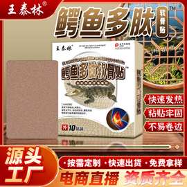 王泰林厂家批发鳄鱼多肽软骨贴关节贴发热护颈护腰护膝跑江湖会销